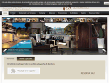 Tablet Screenshot of hotelportadalella.es